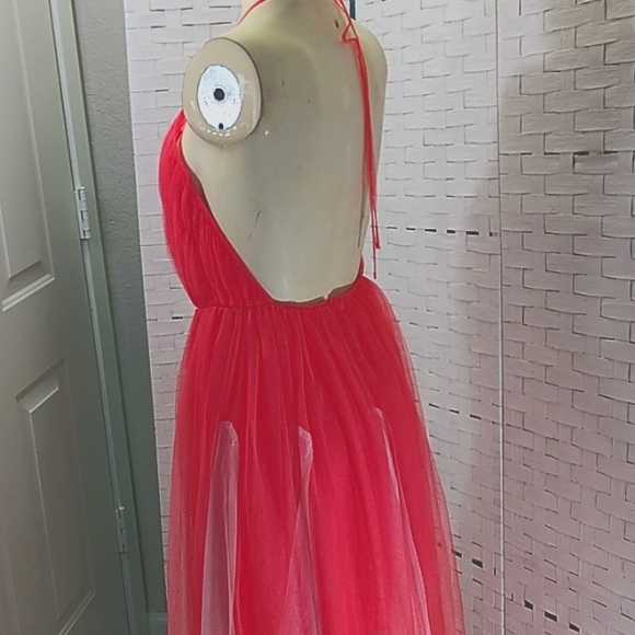 Simply Adorable Tea Length Halter - Picture 6 of 7